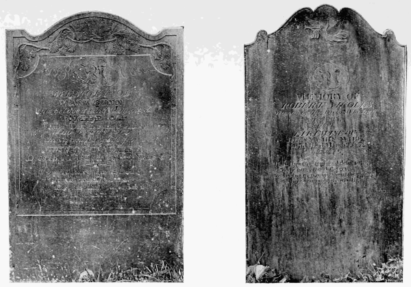 TOMBSTONES IN ALTARNON CHURCHYARD CUT BY BURNARD