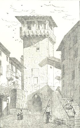 Mediæval Tower at Lanzo