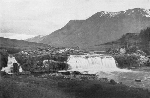 DEVIL'S MOTHER MOUNTAIN,
AASLEAGH FALLS, AND SALMON-LEAP ON ERRIFF
RIVER, COUNTY GALWAY