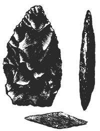 Flint Implement found in
  Kent's Cavern