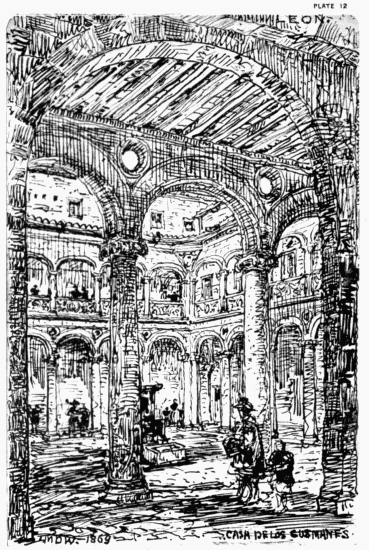 PLATE 12
LEON
CASA DE LOS GUSMANES
MDW 1869