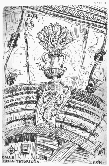 PLATE 13
LEON
MDW 1869
CALLE DELLA TESORIERA. LEON.