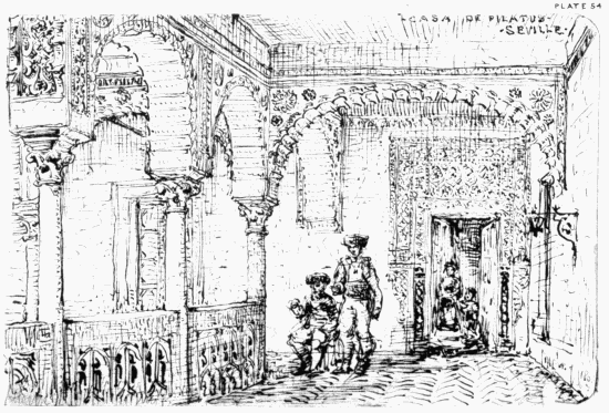 PLATE 54
CASA DE PILATUS SEVILLE
MDW 1869