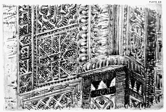 PLATE 55
SEVILLE HOUSE OF PILATUS
MDW 1869