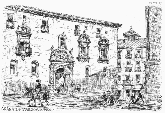 PLATE 77
GRANADA
L'ARZOBISPADO
MDW 1869