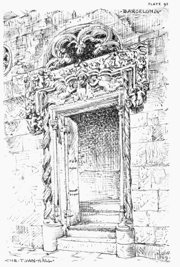 PLATE 93
BARCELONA
THE TOWN HALL
MDW 1869