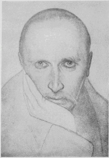 Romain Rolland after a drawing by GraniÃ© (1909)