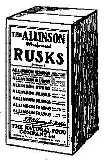 THE ALLINSON Wholemeal RUSKS