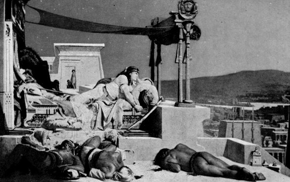 Copyright 1901, by George D. Sproul

GILBO & CO.

The Pharaoh slew but a short time ago three messengers with a
blow of his sceptre.