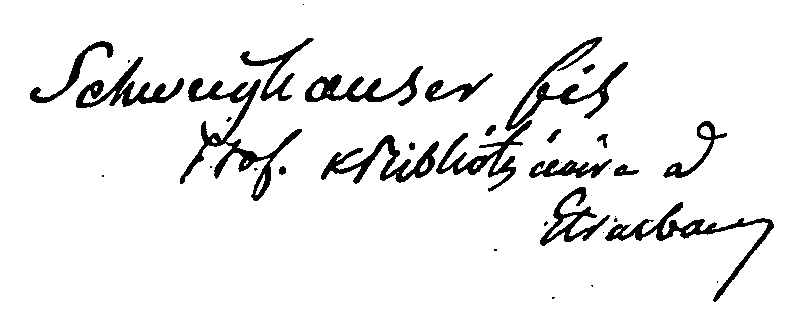 Autograph: SchweighÃ¦user