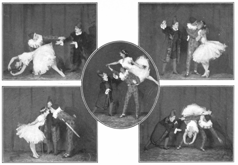 Image not available: “La Forlana”

Mme. Elise Saracco-Brignole, Mlle. Louise La Gai, and Sr. Stephen
Mascagni

Doctor Pantalone patronized; defied; pleads; accepts the inevitable and
is ridiculed

To face page 159