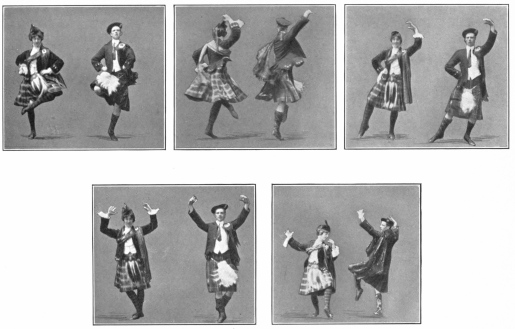 Image not available: The “Scotch Reel”

Use of the battement (1)—A pirouette (2)—Characteristic style (3,
4)—A turn (5)

To face page 165