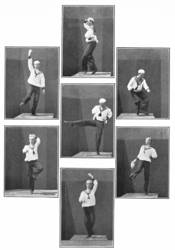 Image not available: The “Sailor’s Hornpipe”

Look-out
Hoisting sail
Hauling in rope
Rowing
Type of step
Type of step
Hoisting sail

To face page 169

