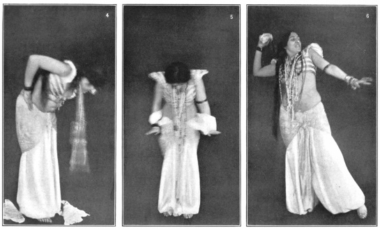 Image not available: “Handkerchief Dance” (Continued)

She can dance about, between or away from them, indifferently (4)—Made
into panniers, the panniers express her willingness to receive, turned
inside out, her willingness to give (5)—One of the two handkerchiefs is
thrown to the selected lover (6)