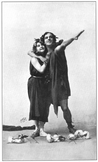 Image not available: Mlle. Lydia Lopoukowa, M. Mikail Mordkin, in a Bacchanal

To face page 252