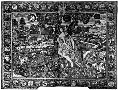 A woman reclines under a tree