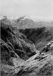 THE HERIKI VALLEY.

The mountain at the head of the valley is a shoulder of Sat Dagh. The
terrace fields of a mountain village appear in the lower corner.

No. 7