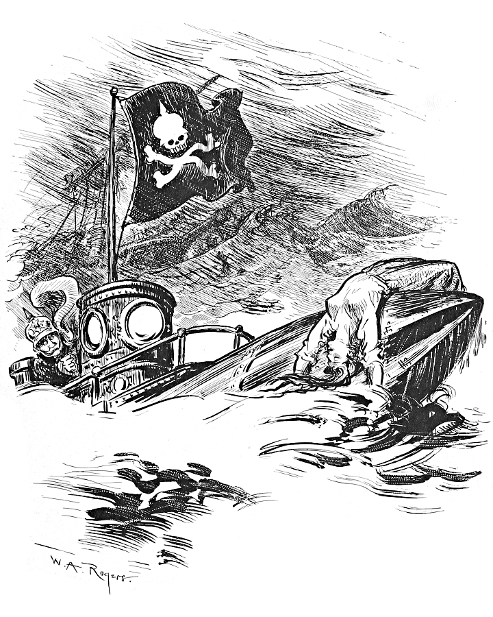 Dead woman lying across a U boat