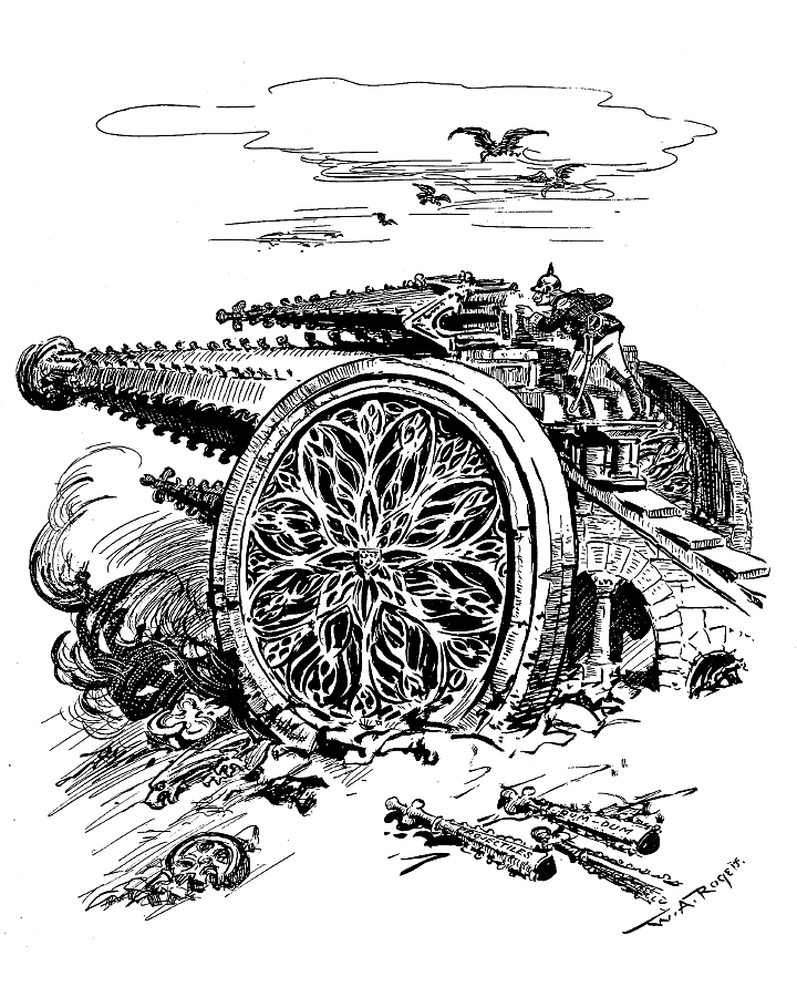 Cathedral converted into an artillery piece.