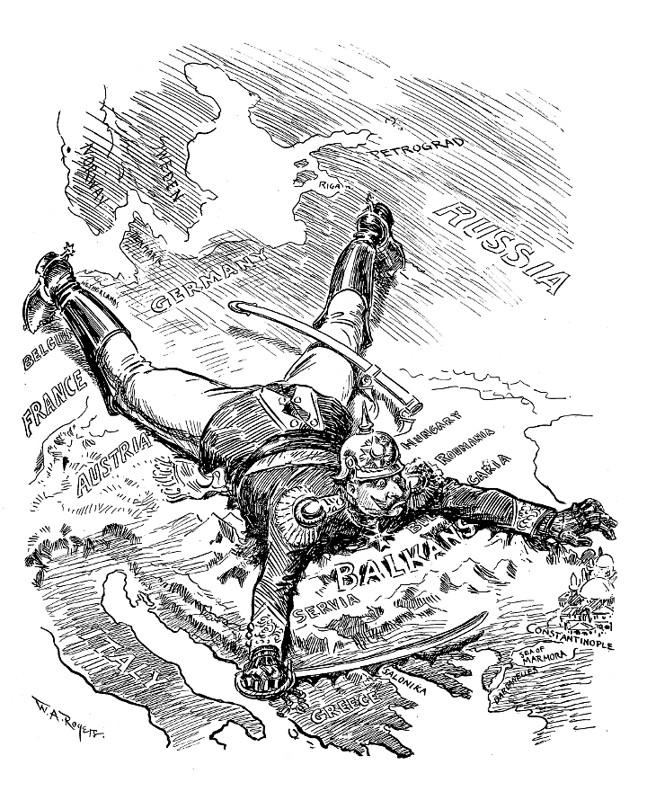 The Kaiser spread over Europe.