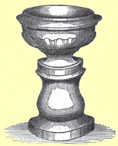 Font in St. Chad’s Church