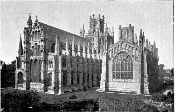 THE CHOIR AND LADY-CHAPEL FROM THE NORTH-EAST.