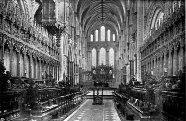 THE CHOIR LOOKING EAST.
