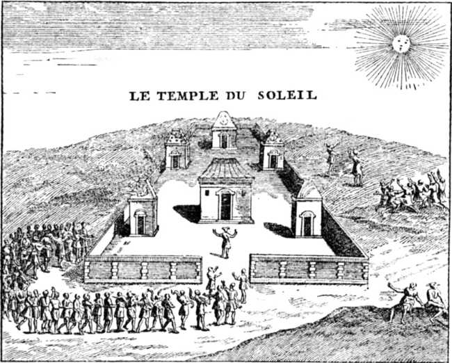 THE TEMPLE OF THE SUN. CUZCO.