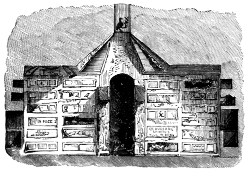 Sectional View of Gallery and
Chambers, Showing Light and air Shaft