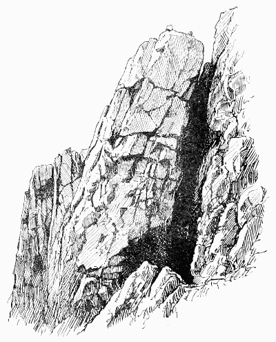 SCAFELL PILLAR (SEEN ACROSS DEEP GILL)