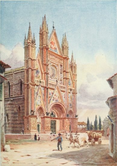 THE FAÃADE OF THE CATHEDRAL, ORVIETO