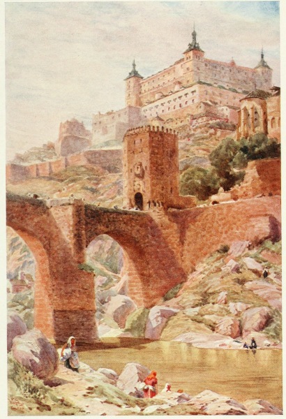 TOLEDO. The AlcÃ¡ntara Bridge.