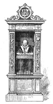 STOWE'S MONUMENT, IN NORTH AISLE OF
ST. ANDREW UNDERSHAFT