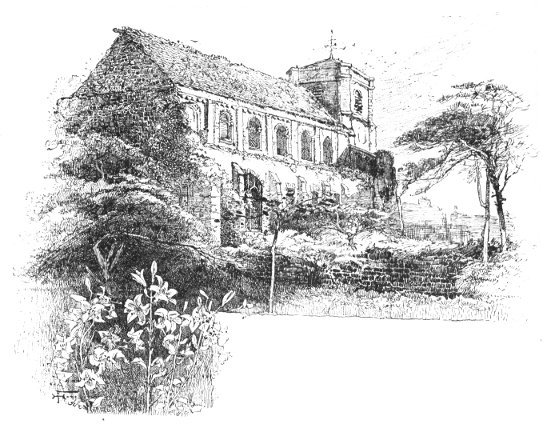 NORTH-EAST VIEW OF WALTHAM ABBEY
CHURCH, ESSEX