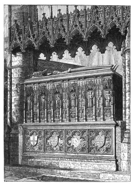 TOMB OF EDWARD III. IN WESTMINSTER ABBEY.