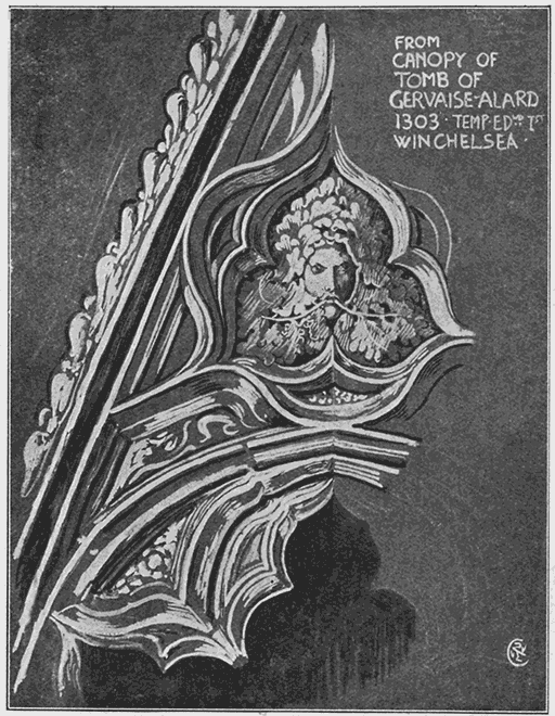 From Canopy of Tomb of
Gervaise-Alard 1303. Temp ED^wd^ I^st^ Winchelsea