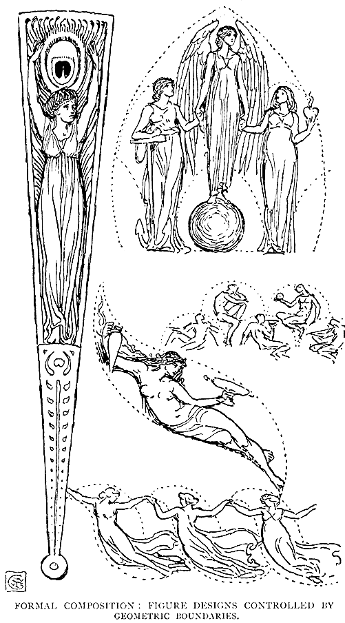 Formal Composition: Figure Designs
Controlled By Geometric Boundaries.
