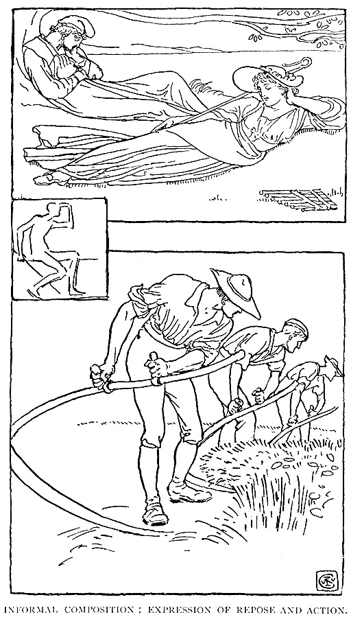 Informal Composition: Expression
Of Repose And Action.