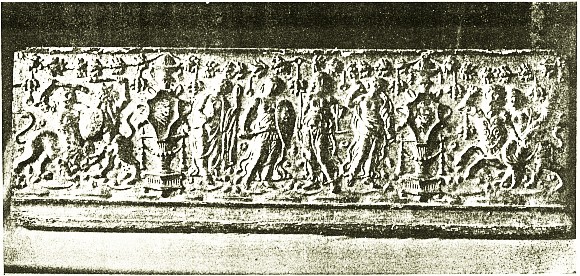 FRONT OF A COFFER, NO. 7830--1861