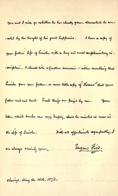 Hand written letter page 2 Hand written letter page 2
