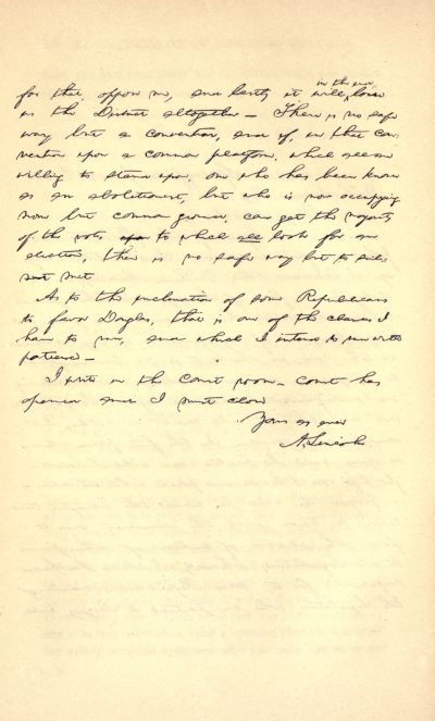 Hand written letter page 2 Hand written letter page 2
