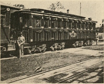 "Funeral Car that carried Mr. Lincoln's Remains to Springfield" "Funeral Car that carried Mr. Lincoln's Remains to Springfield"