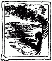 Sitting under a tree