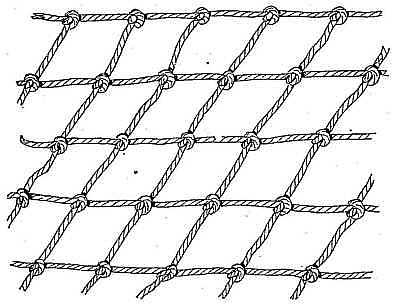 Net from ancient pottery, District of Columbia.