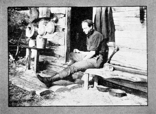 Taken in Rainier National Park. Photo by J. H. Bowles.
A BACHELOR’S PET.