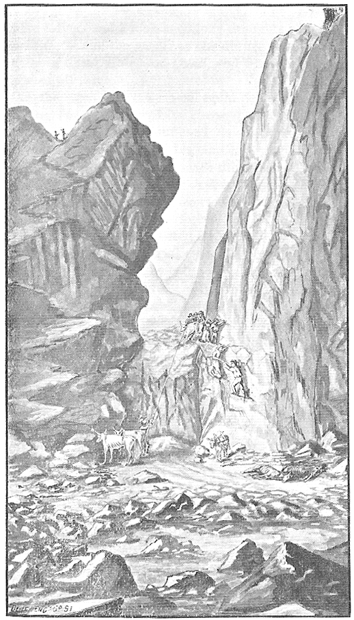 Pulling
			the Oxen Down the Precipice.