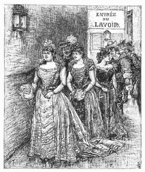 QUEEN OF THE WASHERWOMEN AND HER CORTÃGE.