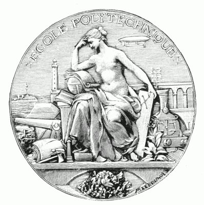 OBVERSE. CENTENARY MEDAL, ÃCOLE POLYTECHNIQUE.