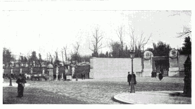 ENTRANCE TO THE CEMETERY OF PÃRE-LACHAISE.
