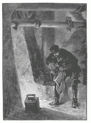 UNDERGROUND PARIS: LICENSED RAT-CATCHER IN A SEWER. After a design by G. Amato. Henri Dayre: Chasseur de rats de la Ville de Paris, fournisseur de toutes les SociÃ©tÃ©s de France et de l'Ãtranger.
